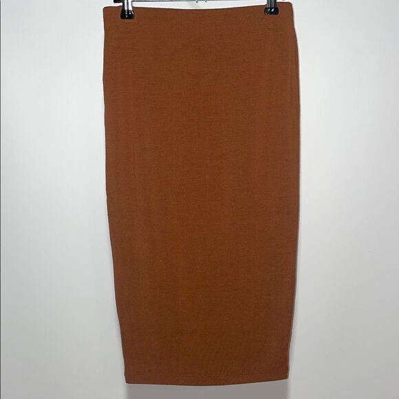 Elegant Brown casual pencil skirt - Picture 5 of 7